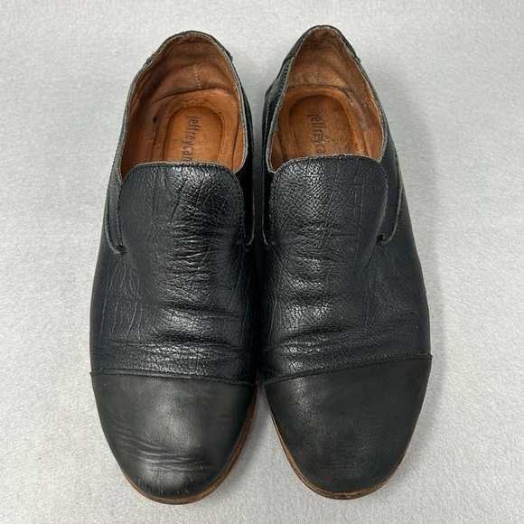 Jeffery Campbell Women's Black Leather Berkley Loafers Size 6.5 - Picture 5 of 14